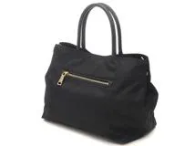 PRADA プラダ 2wayバッグ ブラック ナイロン／レザー BN1825【430】2148103859816