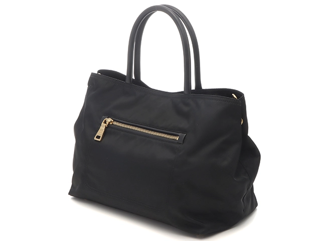 PRADA プラダ 2wayバッグ ブラック ナイロン／レザー BN1825【471】2148103859816