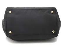 PRADA プラダ 2wayバッグ ブラック ナイロン／レザー BN1825【430】2148103859816
