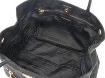 PRADA プラダ 2wayバッグ ブラック ナイロン／レザー BN1825【471】2148103859816