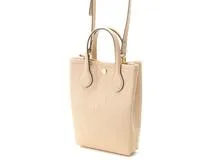 GUCCI グッチ GG スーパーミニバッグ ベージュ レザー 790133【430】2148103859915