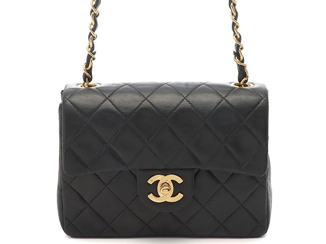 CHANEL シャネル ミニマトラッセ17 チェーンショルダー ブラック