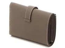 HERMES　エルメス　財布　ベアン　コンビネ　エトゥープ／ＧＰ　ゴールド金具　Ｗ刻印（2024年）2148103860041　【中古】【大黒屋】【200】