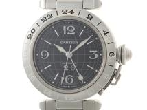 Cartier カルティエ パシャC メリディアン ビッグデイト W31049M7 SS ステンレススチール ブラック文字盤 オートマチック 【460】2148103862069