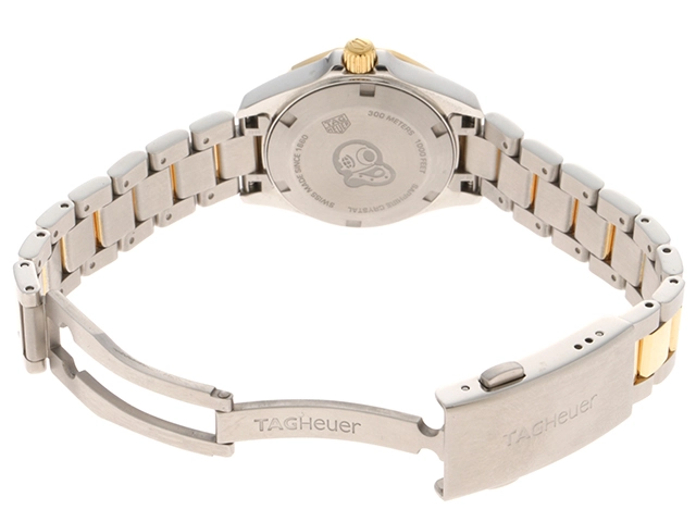 TAG HEUER　　タグ・ホイヤー アクアレーサー　　ダイヤベゼル　　ステンレス/ゴールド　　クォーツ　　WBD1421.BB0321　　【436】　　2148103862113