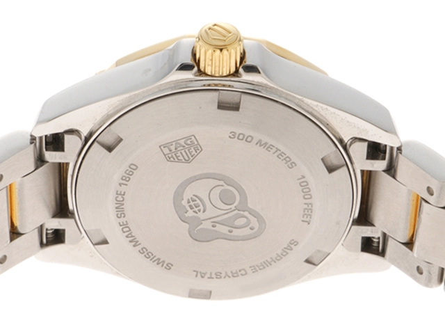 TAG HEUER　　タグ・ホイヤー アクアレーサー　　ダイヤベゼル　　ステンレス/ゴールド　　クォーツ　　WBD1421.BB0321　　【436】　　2148103862113
