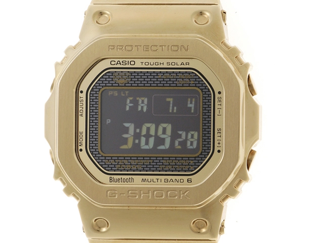 CASIO　カシオ　G-SHOCK FULL METAL　電波　メンズ　GP　ブラック/デジタル　GMW-B5000GD-9JF　【432】　【2148103862373】