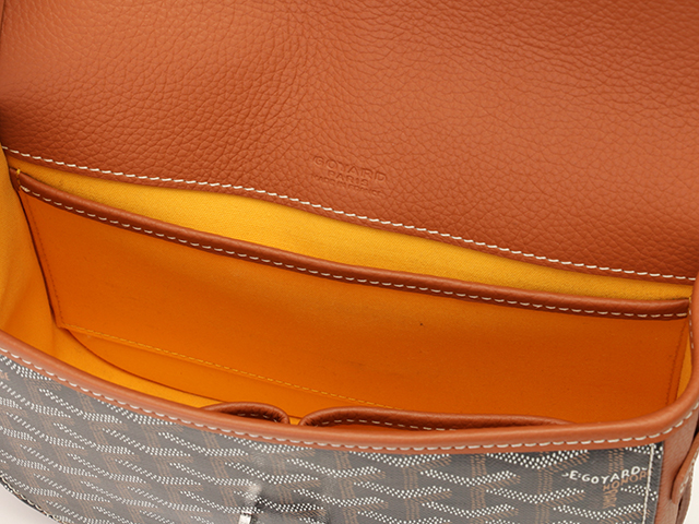 GOYARD ゴヤール ベルヴェデーレPM ブラック/ナチュラル PVC/レザー