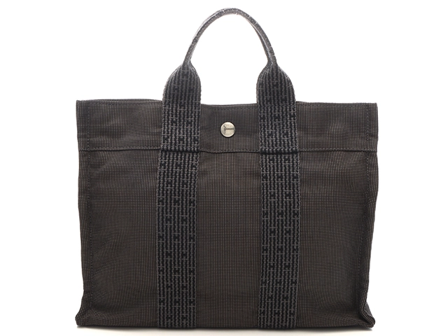 HERMES【エルメス】エールライン PM トートバッグ グレー HERMES エルメス エールライントートPM グレー シルバー金具