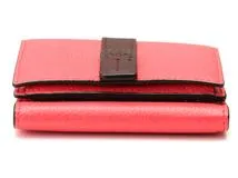ぽ*ち様 LOEWE トライフォードウォレット ピンク 希少カラー 財布 ロエベトライフォードウォレット ポピーピンク レディース