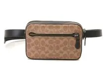 COACH コーチ シグネチャーウエストバッグ コーティング