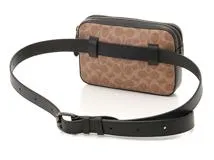 COACH コーチ ウエストバッグ ポーチ シグネチャー キャンバス