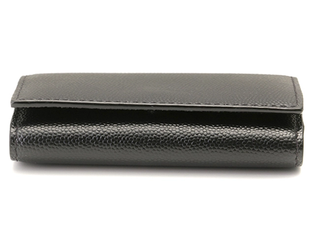 SAINT LAURENT　サンローラン　4連キーケース　ブラック　レザー【472】YI