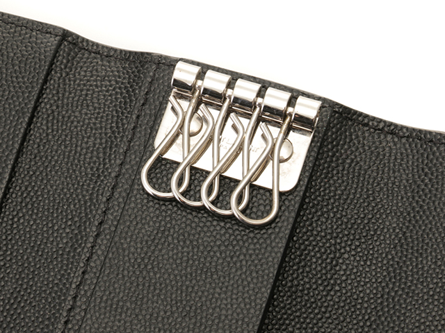 SAINT LAURENT サンローラン 4連キーケース ブラック レザー