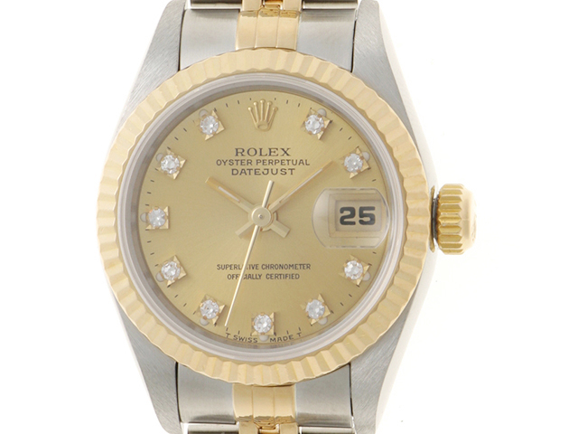 ROLEX デイトジャスト 自動巻き レディース 時計 約26mm S番 ROLEX ロレックス デイトジャスト 自動巻き レディース