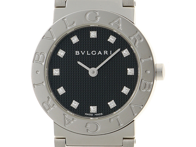 ブルガリBVLGARI ブルガリブルガリ BB26SS SS クォーツレディース BVLGARI ブルガリ 腕時計 ブルガリ ブルガリ ブラック 12
