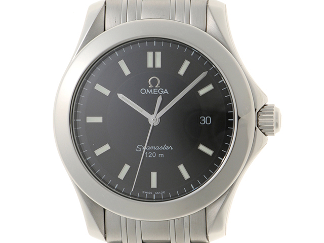 OMEGA オメガ 腕時計 シーマスター120m ブラック SS 2511.52
