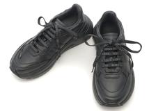 BOTTEGA VENETA　ボッテガ・ヴェネタ　スピードスターローカットダッドスニーカー　レディース37　ブラック　レザー　2148103863752　【432】