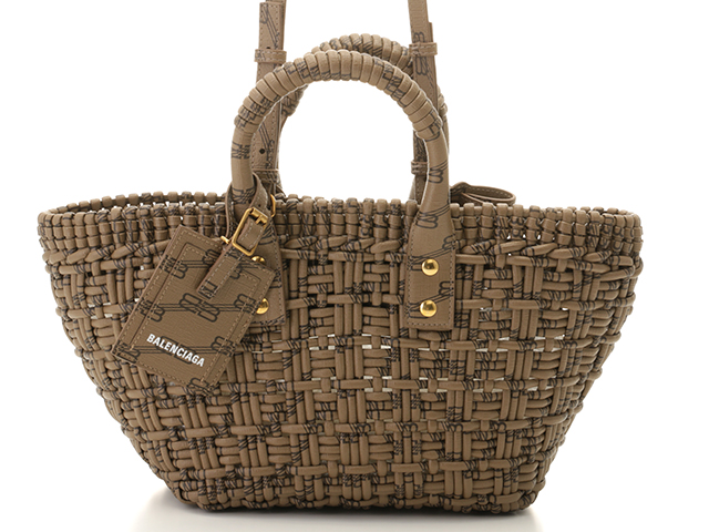BALENCIAGA 2WAYバッグ モノグラム コーティング キャンバス AB BALENCIAGA バレンシアガ 2wayバッグ ハンドバッグ ショルダー