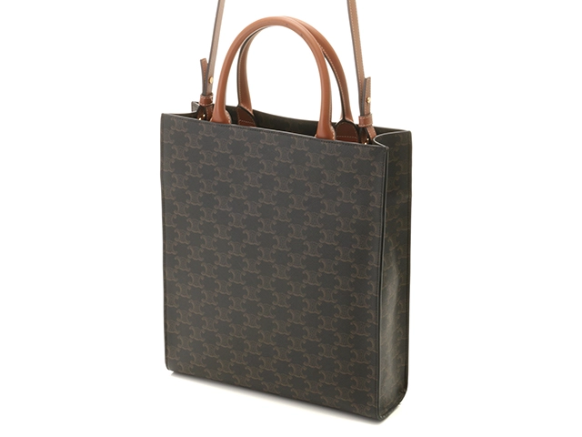 CELINE　セリーヌ　バーティカル　カバ スモール　タン　PVC/カーフ　191542【431】2148103864087