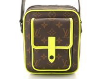 LOUIS VUITTON ルイヴィトン ショルダーバッグ クリストファー・ウエアラブルウォレット モノグラム・マカサー ネオンイエロー M80793【472】YY
