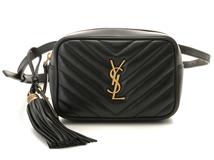 SAINT LAURENT　サンローラン　ルーベルトバッグ　ブラック　レザー　534817　金具　【472】RE