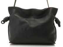 LOEWE　ロエベ　フラメンコクラッチ　ミディアム　ブラック　レザー　【471】　Y