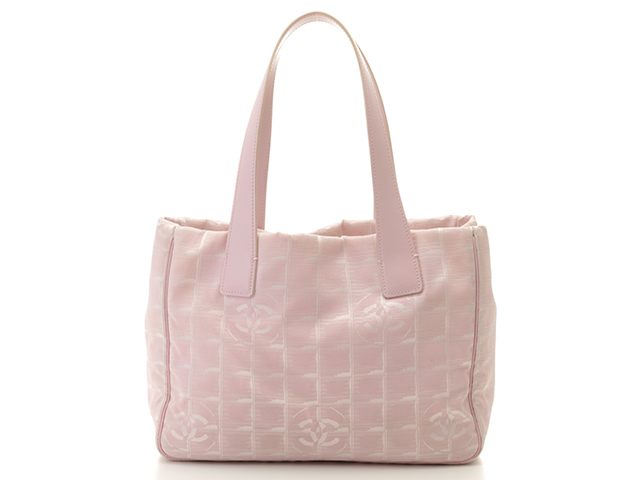 CHANEL シャネル ニュートラベルライントートPM ピンク/ゴールド