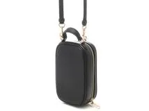 COACH コーチ エヴァ フォーンクロスボディ ブラック レザー