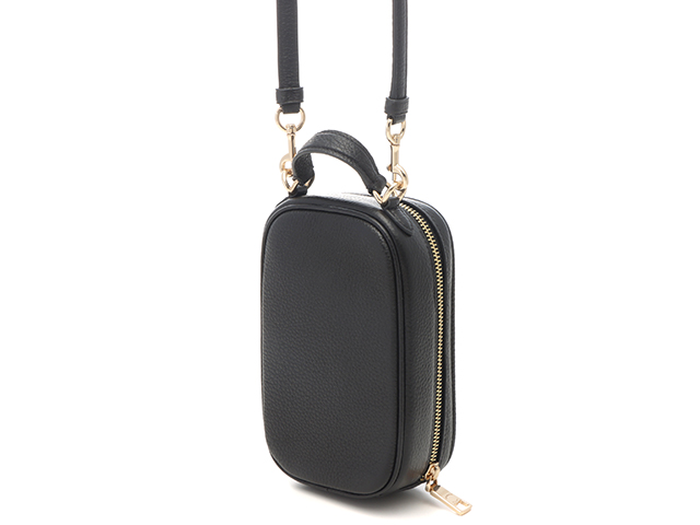COACH コーチ エヴァ フォーンクロスボディ ブラック レザー