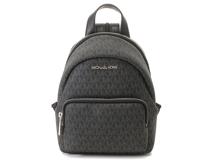 マイケルコース MICHAEL KORS　シグネチャー ミニリュックサック アウトレット レディース　ブラックブラック pvc/レザ―【430】2148103865633