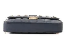 MICHAL KORS マイケルコース スタッズ 2WAYバッグ ネイビー