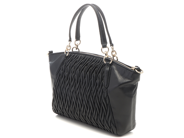 COACH コーチ ビジネスバッグ ベケット 2way レザー　ブラック 極美品✨コーチ ビジネスバッグ 2way ベケット A4 通勤 ブラック