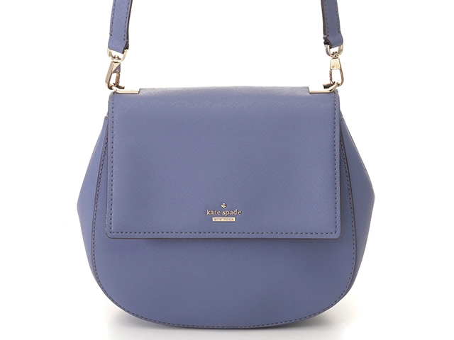 Kate spade ケイトスペード ショルダーバッグ ブルー レザー