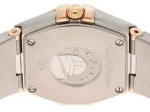 OMEGA オメガ レディース クオーツ コンステレーション ブラッシュ スター 123.25.24.60.05.002 ホワイトシェル文字盤 RG/SS【472】HK