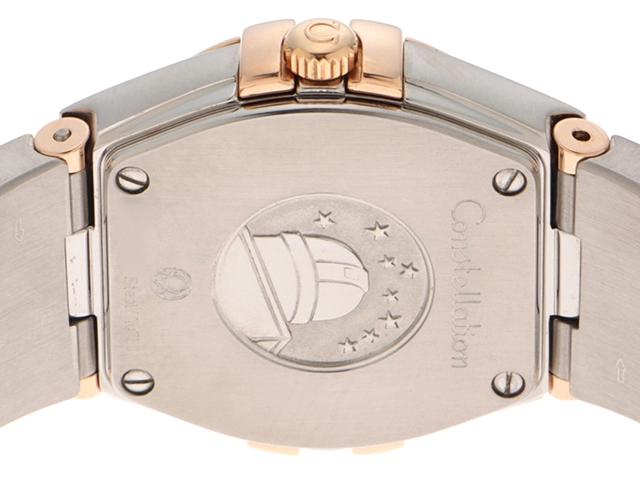 OMEGA オメガ レディース クオーツ コンステレーション ブラッシュ スター 123.25.24.60.05.002 ホワイトシェル文字盤 RG/SS【472】HK