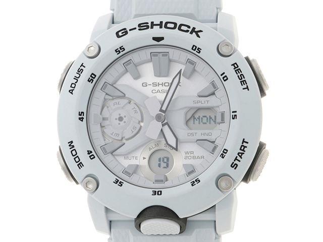 CASIO カシオ G-SHOCK ANALOG-DIGITAL 腕時計 シルバー SS
