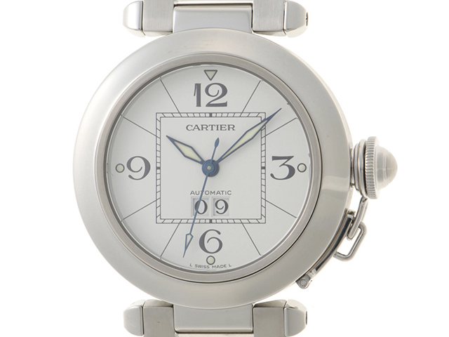 Cartier カルティエ パシャC ビッグデイト W31055M7 男性用 SS