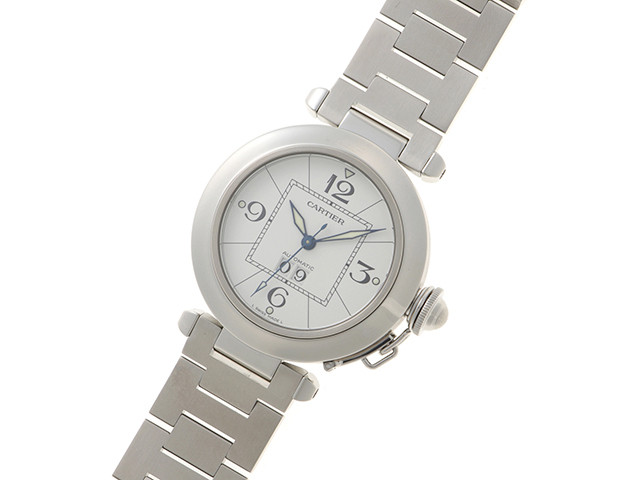 Cartier カルティエ パシャC ビッグデイト W31055M7 男性用 SS