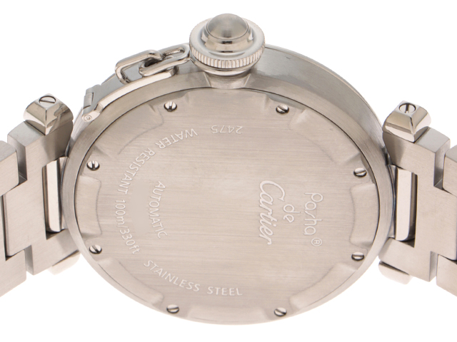 Cartier カルティエ パシャC ビッグデイト W31055M7 男性用 SS