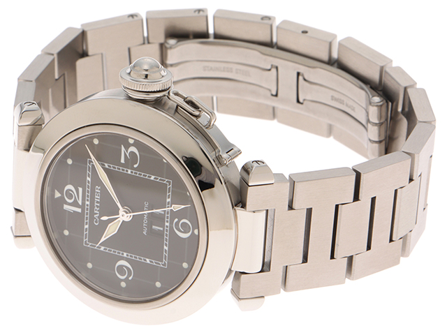 Cartier カルティエ パシャC ビッグデイト W31053M7 ステンレス