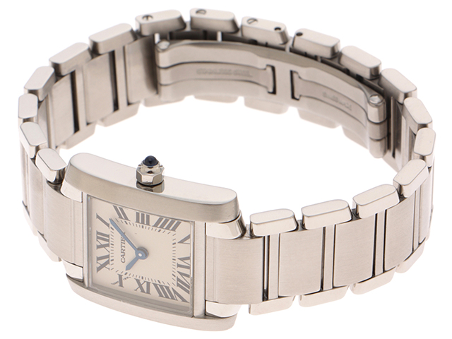 Cartier 女性用腕時計 ステンレススチール 楽天市場】【カルティエ】CARTIER タンクバスキュラントSM