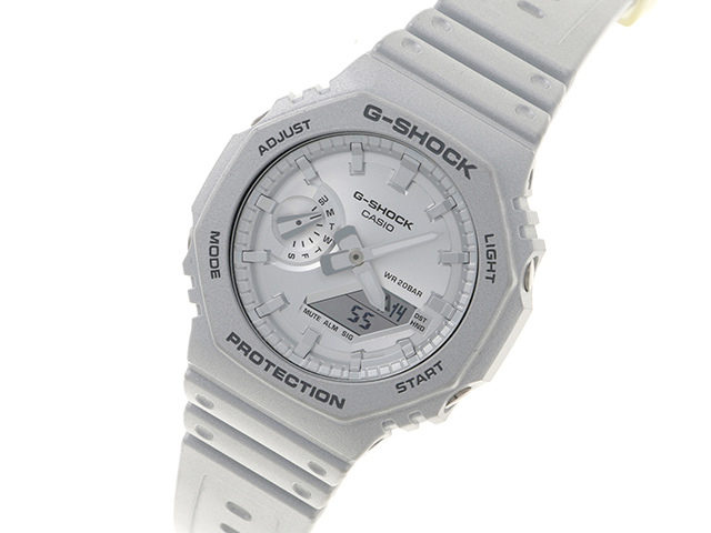 CASIO カシオ G-SHOCK シルバー文字盤 GA-2100FF-8AJF カーボン