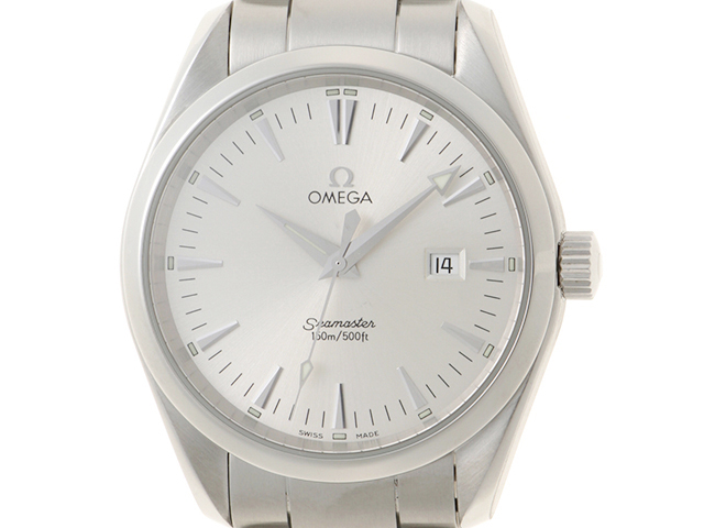 オメガ シーマスター アクアテラ2517.30 メンズ クオーツ腕時計 OMEGA オメガ シーマスター アクアテラ 2517.30 SS 男性用クオーツ時計