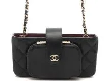 'チェーン付き'【CHANEL】フォンケース チェーンショルダバッグ CHANEL】シャネル『チェーン フォンケース』AP1161 レディース