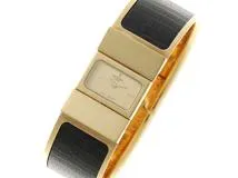 美品！　HERMES エルメス　プロフィール　ビンテージ　レディース腕時計 HERMES エルメス 時計 ロケ LO1.201 レディース クオーツ GP/革