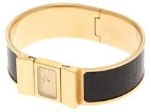 美品！　HERMES エルメス　プロフィール　ビンテージ　レディース腕時計 HERMES エルメス 時計 ロケ LO1.201 レディース クオーツ GP/革