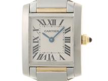 Cartier　カルティエ　タンクフランセーズSM　W51007Q4　18YG/SS　レディース　クォーツ　腕時計　C