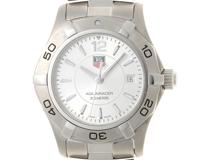 TAG HEUER　タグホイヤー　アクアレーサー　WAF1412.BA0823　シルバー文字盤　ステンレススチール　クオーツ　レディース時計　 2148103866746【207】