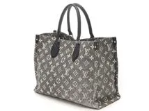 LOUIS VUITTON トートバッグ グレー LOUIS VUITTON ルイヴィトン トートバッグ オンザゴーMM